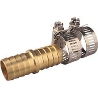 Landscapers Select GB-9411-3/4 Hose Mender, 3/4 in Male, Brass and Silver