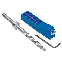 Kreg Pocket Hole Jig Kit, 1 Guide Hole, Nylon, for 1/2" to 1-1/2" Thick Materials