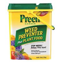 Preen Weed Preventer Plus Plant Food Granular, 16 lb Drum