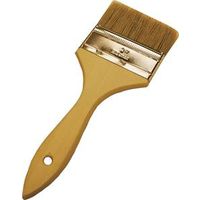 Wooster F5117-3 Paint Brush, 3" WHT Chip Brush, Soft Natural China Bristle, Plain-Grip Handle