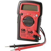 Gardner Bender GDT-3200 Digital Multimeter, 500 VAC, 600 VDC, 20 MOhm, LCD Display, Red