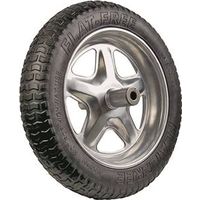 Jackson SFFTCC Flat-Free Tire, 16 in Dia, 3-1/2 in W, Rubber Wheelbarrow Tire