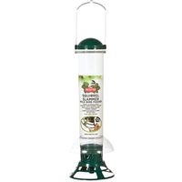 Perky-Pet Wild Bird Feeder, 18-7/64 in H, 3.5 lb, Metal, Clear, Hanging Mounting (5141-2)