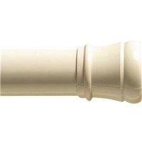 Zenna Home Adjustable Shower Curtain Rod, 34.5 to 60 in L, 1.25 in Dia, Steel