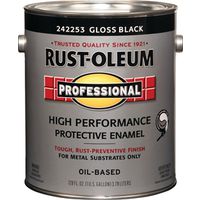 Rust-Oleum Professional Protective Enamel, Gloss, Black, 1 Gal Can