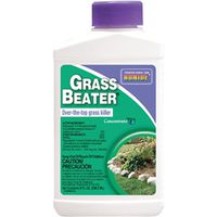 Bonide Grass Beater 7458 Grass Killer Concentrate, Liquid, Amber, 8 oz Bottle
