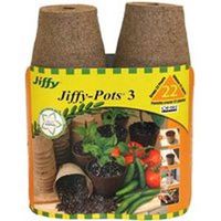 22-Pack 3" Round Peat Pots