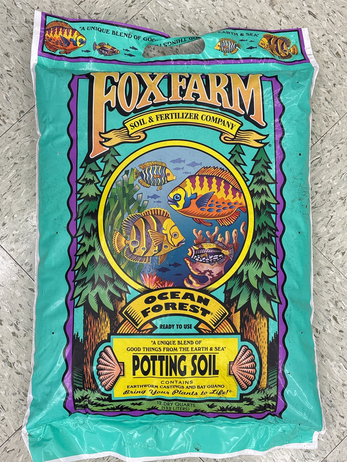 Ocean Forest Potting Soil, 12 Qt, Brown