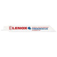 Lenox Reciprocating Saw Blade, 3/4" W x 6" L, 10/14 TPI, HSS Cutting Edge