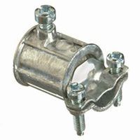 Halex 91530 EMT Combination Conduit Coupling, 1/2 in - 1/2"-3/8" Comb Coupling, Zinc-Plated