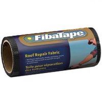 Adfors FDW6597-U Roof Repair Fabric, 25 ft L x 6 in W, Black 6"x50' FBG Fabric