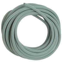 Make-2-Fit Screen Retainer Spline, 0.165 in D, 25 ft L, Vinyl, Gray, Round