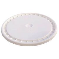 ENCORE Plastics 53000 Paint Pail Lid, Polyethylene, White, Snap On 5G