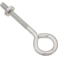 National Hardware N221-077 Eye Bolt, #10-24 Thread, 1-1/4 in L, 1/2 in ID Dia Eye, Steel, Zinc