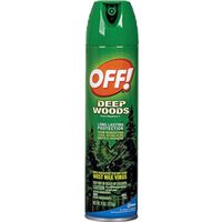 OFF! Deep Woods 22930 Insect Repellent V, 9 oz, Liquid, Clear, Alcohol