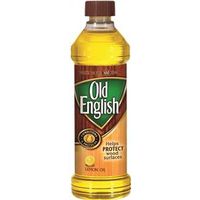 Old English Furniture Polish, 16 oz Bottle, Yellow Liquid, 16OZ Furn Lemon Oil