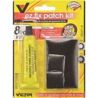 Genuine Victor Patch Repair Kit, Deluxe, Metal/Rubber EZ 6PC Bike Patch Kit