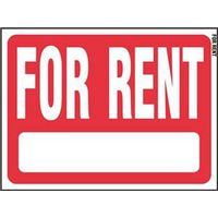 SIGN FOR RENT RED/WHITE24