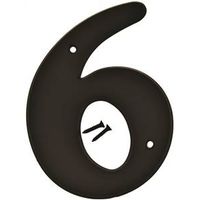 NUMBER HOUSE 6 PLASTIC 6I