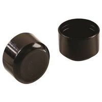 Shepherd Hardware Round Plastic Furniture Leg Tip, Black, 1-1/4 in Diameter