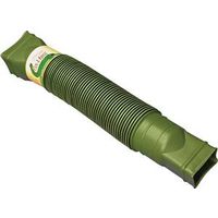 Amerimax Flex-A-Spout Downspout Extension, 22" to 55" L, Vinyl, Green (Model 85011)