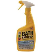CLR BK-2000 Cleaner, 26 oz Spray Bottle, Liquid, Clean Floral, Clear
