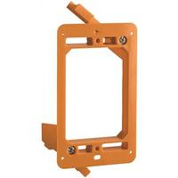 Carlon SC100RR 1-Gang Non-Metallic Outlet Box, 4.32 in L, 2.52 in W, Orange, Low V Old Work