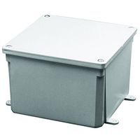 Carlon E989NNJ-CAR Molded Junction Box, PVC, Surface 4x4x2