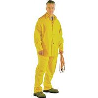 Diamondback SRS3/111-L Rain Suit, L, 29-1/2 Inseam, Yellow, Comfortable Corduroy Collar