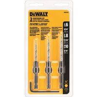 DEWALT DW2535 Countersink Set, 3-Piece, HSS Bit Countersink RapidLoad