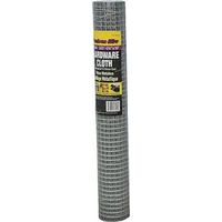 Jackson Wire Hardware Cloth, 10 ft L, 24 in W, 19 Gauge, 1/2 x 1/2 in Mesh, Galvanized