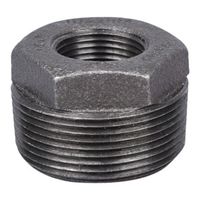 ProSource B241 40X20 Pipe Bushing, 1-1/2 x 3/4 in, MIP x FIP, Malleable Iron, SCH 40, 300 psi