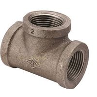 ProSource 1-1/4" Threaded Pipe Tee, Malleable Iron, SCH 40, 300 PSI