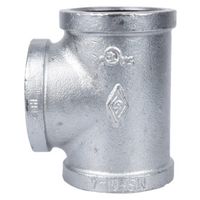ProSource 2" Malleable Steel Pipe Tee, FIPT, SCH 40, 300 PSI Pressure (11A-2G)