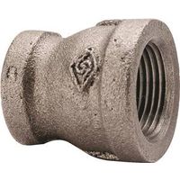 ProSource Reducing Pipe Coupling, 1" x 3/4", FIP, Steel, SCH 40, 300 PSI Pressure