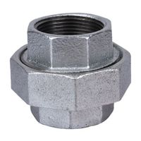 ProSource 1-1/4" Threaded Pipe Union, Malleable Iron, Schedule 40, 300 PSI