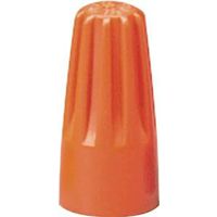 Gardner Bender WireGard GB-3 Series Wire Connector, Orange, 22 to 14 AWG, Steel Contact, 100/CT