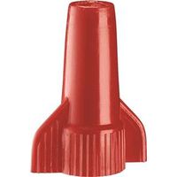 Gardner Bender WingGard Wire Connector, 22 to 6 AWG, Steel Contact, Red, 100/BX