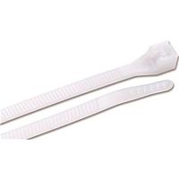 Gardner Bender 45-312 Cable Tie, 3 in Max Bundle Dia, 11 in L, 12/BAG, Natural, Double-Lock