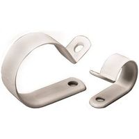 Gardner Bender PPC-1550 Cable Clamp, 1/2 in Max Bundle Dia, Plastic, White 12PK