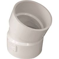 Canplas 4" PVC Pipe Elbow, Hub, 22.5° Angle (Model 414204BC)