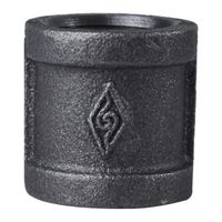 ProSource 3/4" FIP Steel Pipe Coupling, SCH 40, 300 PSI Pressure (21-3/4B)