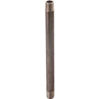 1" Close Black Nipple