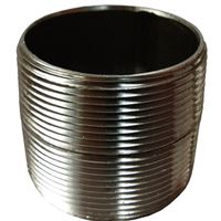 ProSource 2" Steel Pipe Nipple, Male NPT Threaded, SCH 40