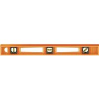 Johnson 7748-O I-Beam Level, 48 in L, 3-Vial, Non-Magnetic, Orange