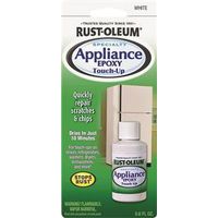 Rust-Oleum 203000 Appliance Touch Up Paint, Solvent-Like, White, 0.6 oz Bottle