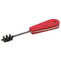 Oatey Fitting Brush, 5" Overall Length, Steel Bristle, 1-1/2" Brush, Plastic Handle