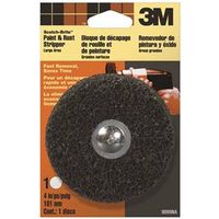 3M 9099 Paint and Rust Stripper Kit, 4 in Dia LRG Paint/Rust Stripper