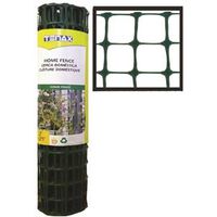 Tenax 2A140089 Home Fence, 25 ft L, 2 x 2 in Mesh, Polypropylene, Green