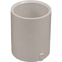 IPEX 1/2" PVC Socket Pipe Coupling, Schedule 40, White, 600 PSI Pressure